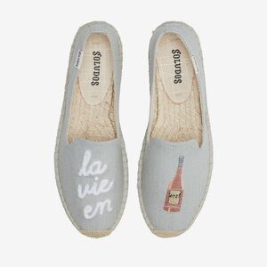 Rose soludos espadrilles size 5